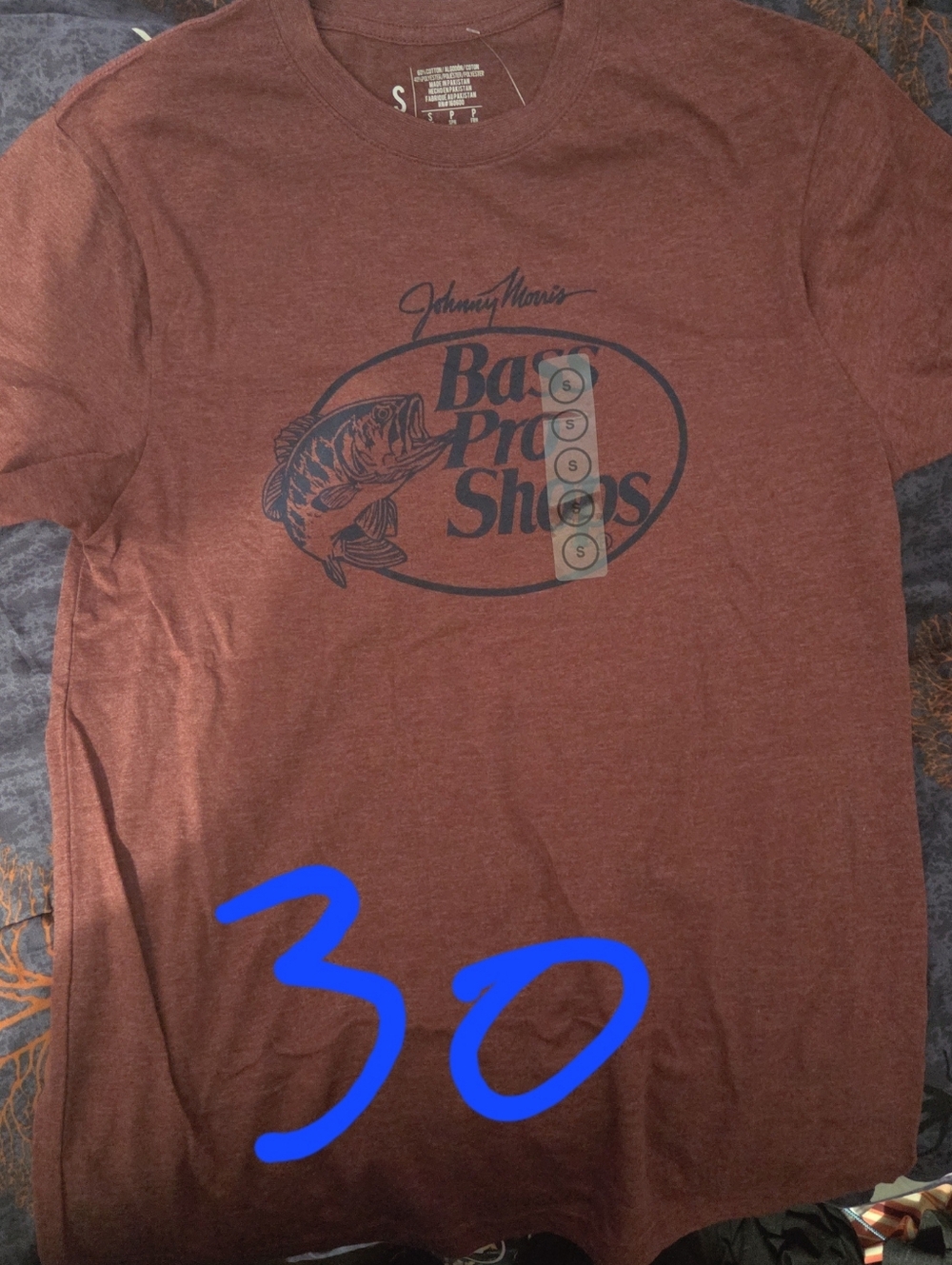 Bass Pro Shops Men's Brown Heather Graphic Short Sleeve Tee